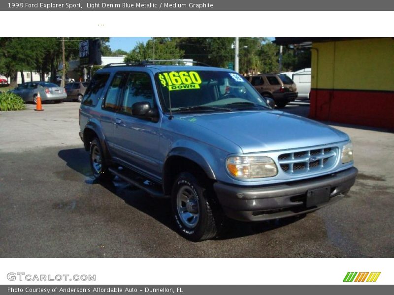 Light Denim Blue Metallic / Medium Graphite 1998 Ford Explorer Sport