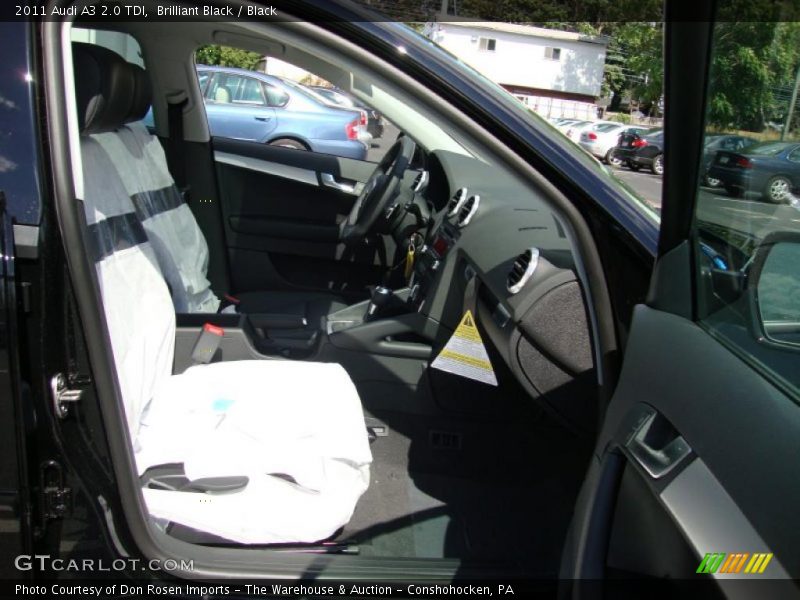 Brilliant Black / Black 2011 Audi A3 2.0 TDI