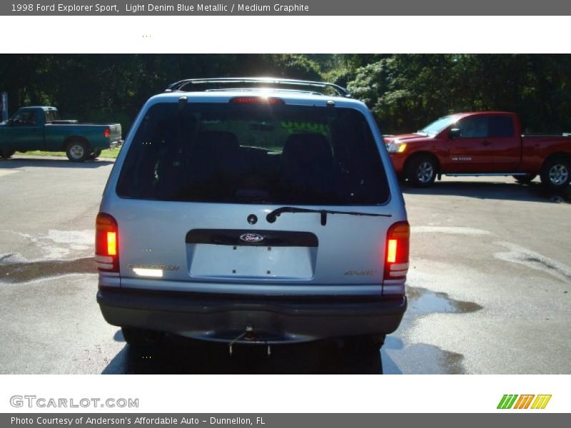 Light Denim Blue Metallic / Medium Graphite 1998 Ford Explorer Sport