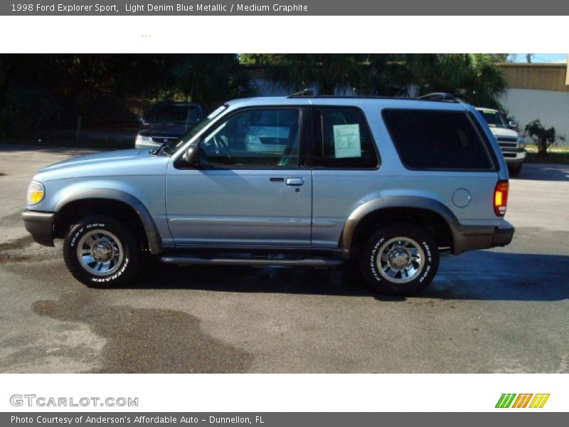 Light Denim Blue Metallic / Medium Graphite 1998 Ford Explorer Sport