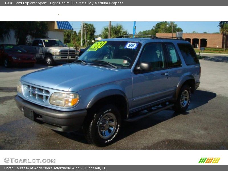 Light Denim Blue Metallic / Medium Graphite 1998 Ford Explorer Sport