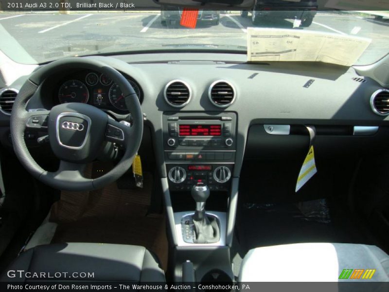 Brilliant Black / Black 2011 Audi A3 2.0 TDI