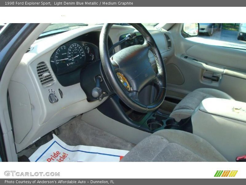 Light Denim Blue Metallic / Medium Graphite 1998 Ford Explorer Sport