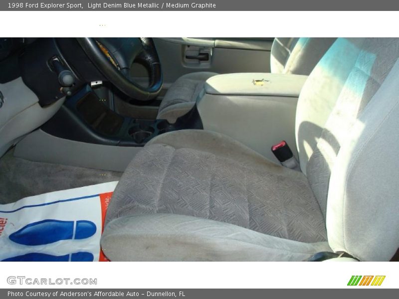 Light Denim Blue Metallic / Medium Graphite 1998 Ford Explorer Sport