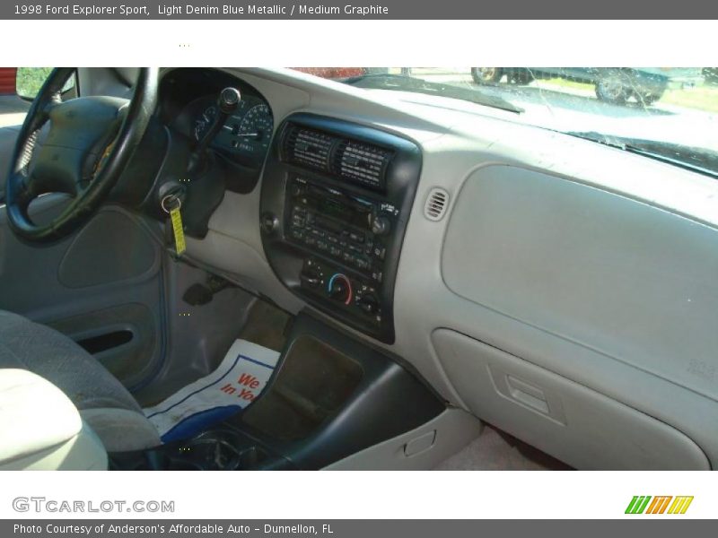 Light Denim Blue Metallic / Medium Graphite 1998 Ford Explorer Sport