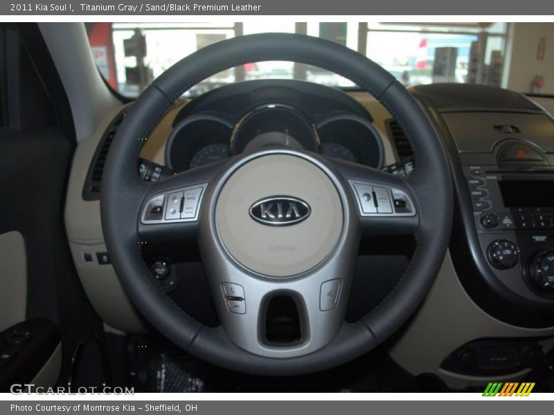 Titanium Gray / Sand/Black Premium Leather 2011 Kia Soul !