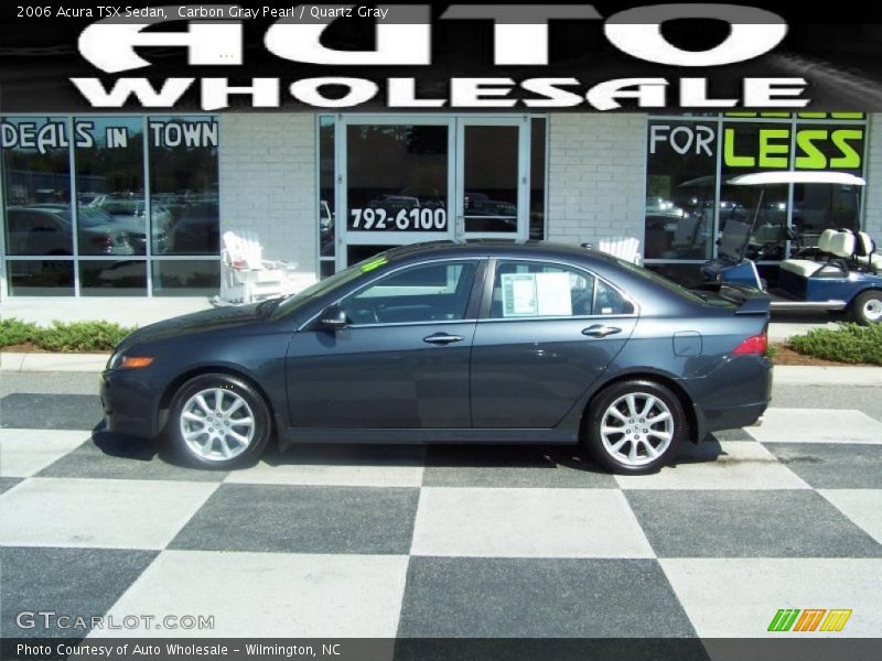 Carbon Gray Pearl / Quartz Gray 2006 Acura TSX Sedan