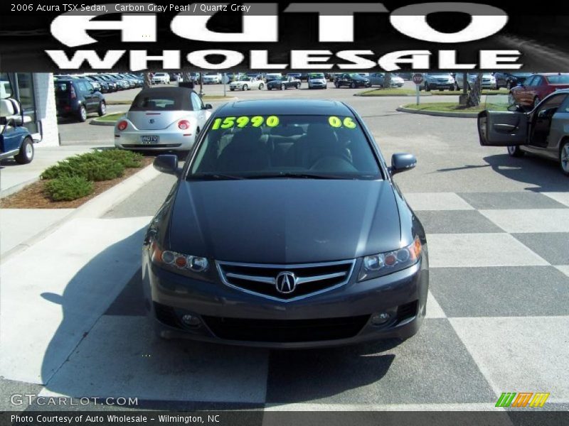 Carbon Gray Pearl / Quartz Gray 2006 Acura TSX Sedan
