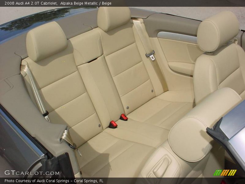 Alpaka Beige Metallic / Beige 2008 Audi A4 2.0T Cabriolet