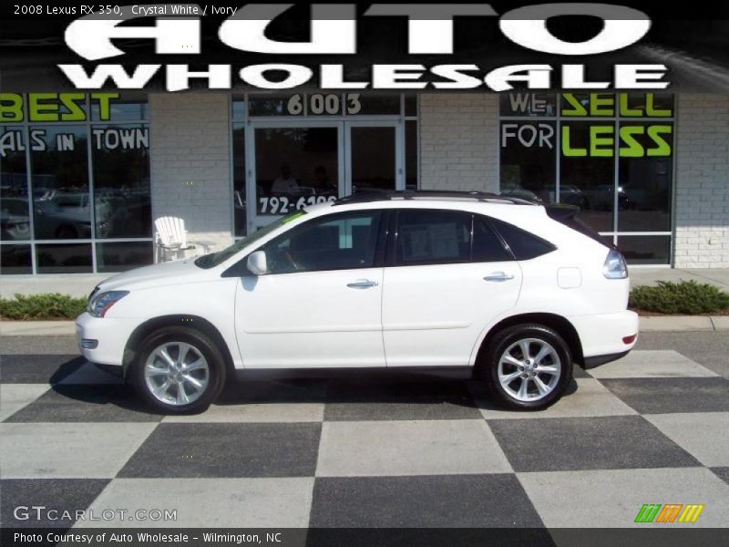 Crystal White / Ivory 2008 Lexus RX 350