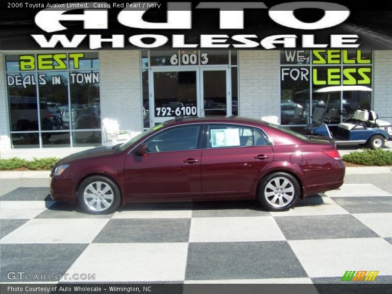 Cassis Red Pearl / Ivory 2006 Toyota Avalon Limited
