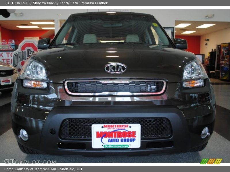 Shadow Black / Sand/Black Premium Leather 2011 Kia Soul !