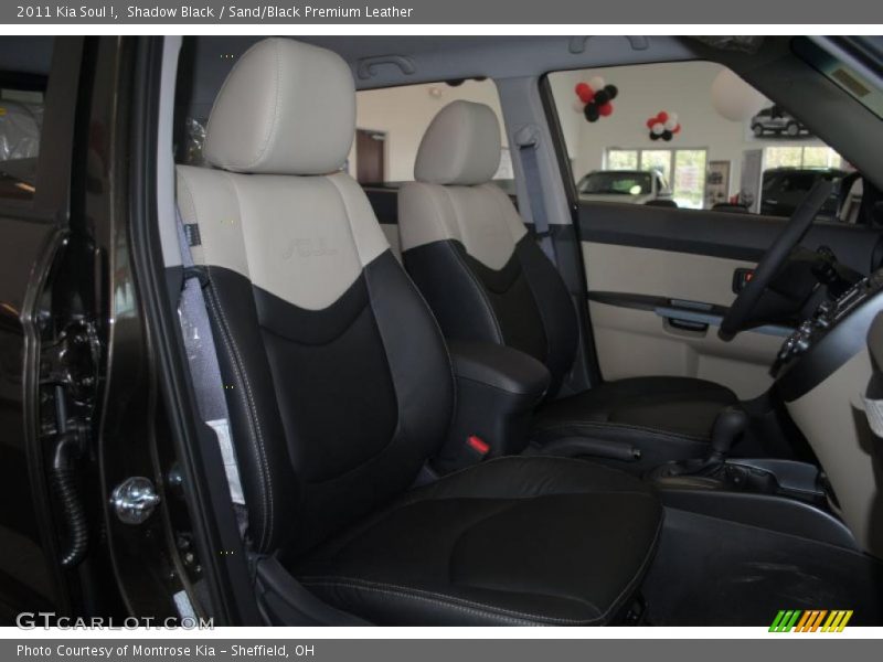 Shadow Black / Sand/Black Premium Leather 2011 Kia Soul !