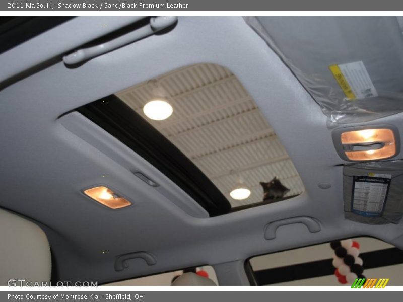 Shadow Black / Sand/Black Premium Leather 2011 Kia Soul !