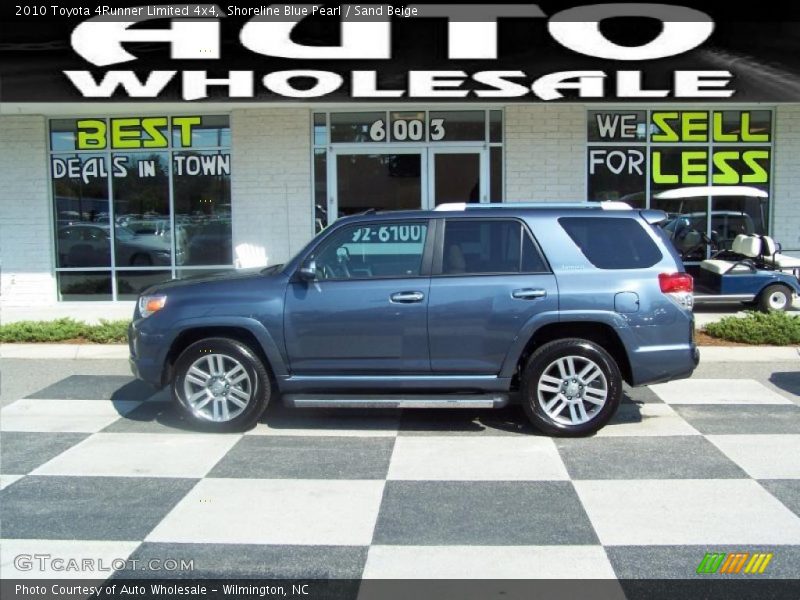 Shoreline Blue Pearl / Sand Beige 2010 Toyota 4Runner Limited 4x4