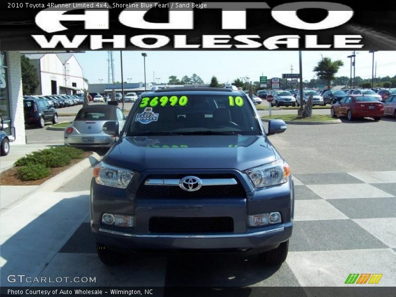 Shoreline Blue Pearl / Sand Beige 2010 Toyota 4Runner Limited 4x4