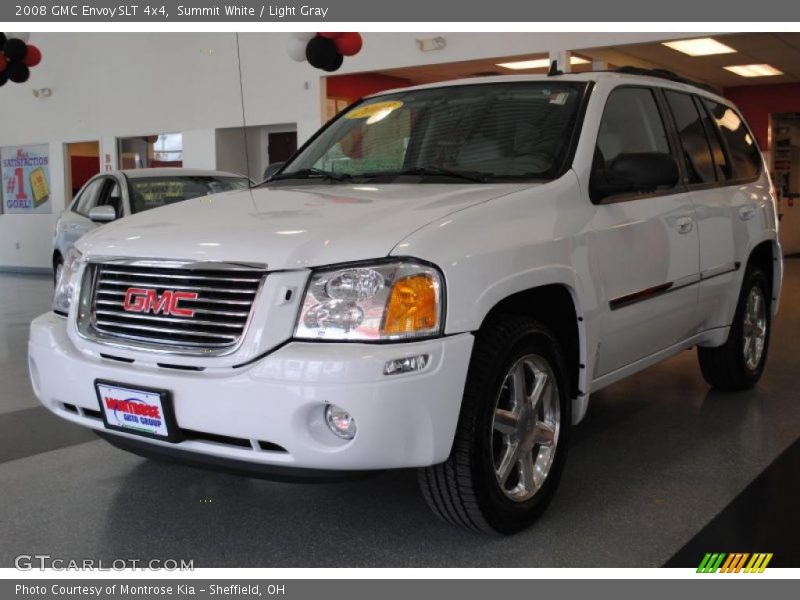 Summit White / Light Gray 2008 GMC Envoy SLT 4x4