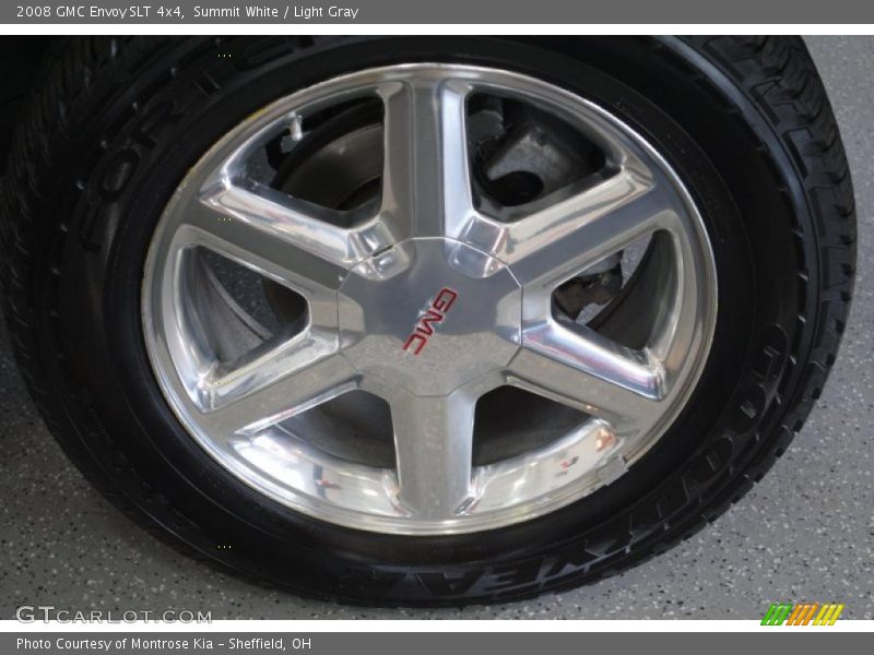 Summit White / Light Gray 2008 GMC Envoy SLT 4x4