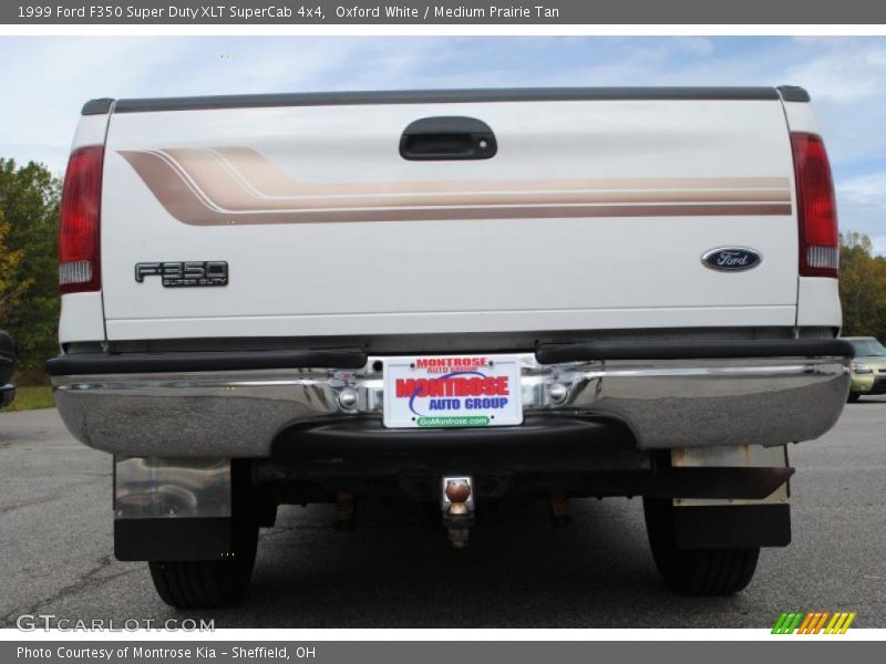 Oxford White / Medium Prairie Tan 1999 Ford F350 Super Duty XLT SuperCab 4x4