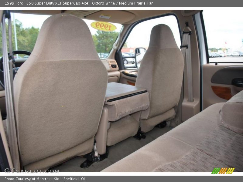 Oxford White / Medium Prairie Tan 1999 Ford F350 Super Duty XLT SuperCab 4x4