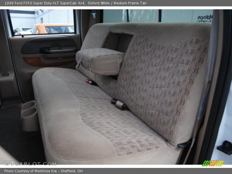 Oxford White / Medium Prairie Tan 1999 Ford F350 Super Duty XLT SuperCab 4x4