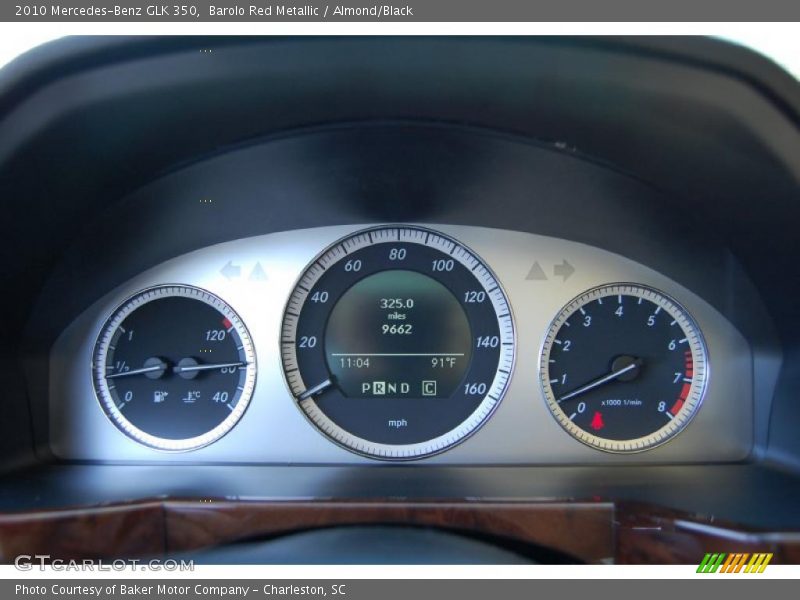 Barolo Red Metallic / Almond/Black 2010 Mercedes-Benz GLK 350