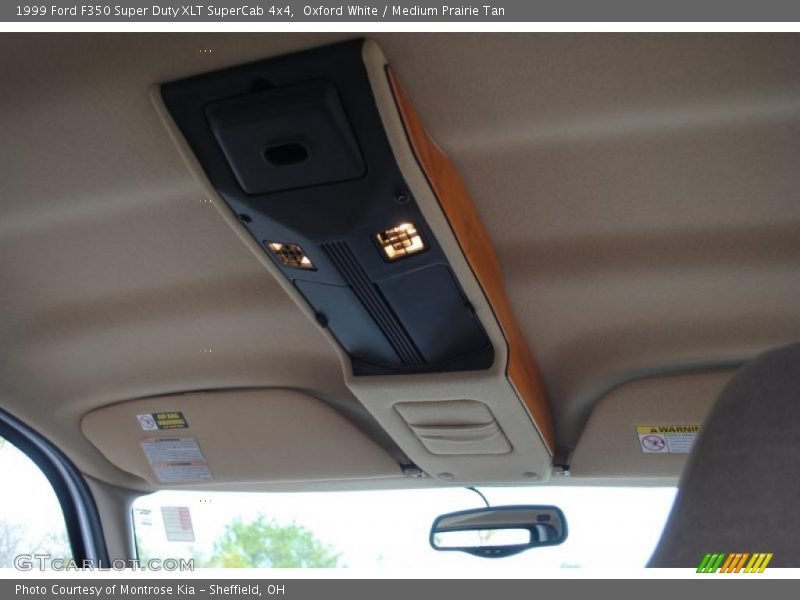 Oxford White / Medium Prairie Tan 1999 Ford F350 Super Duty XLT SuperCab 4x4