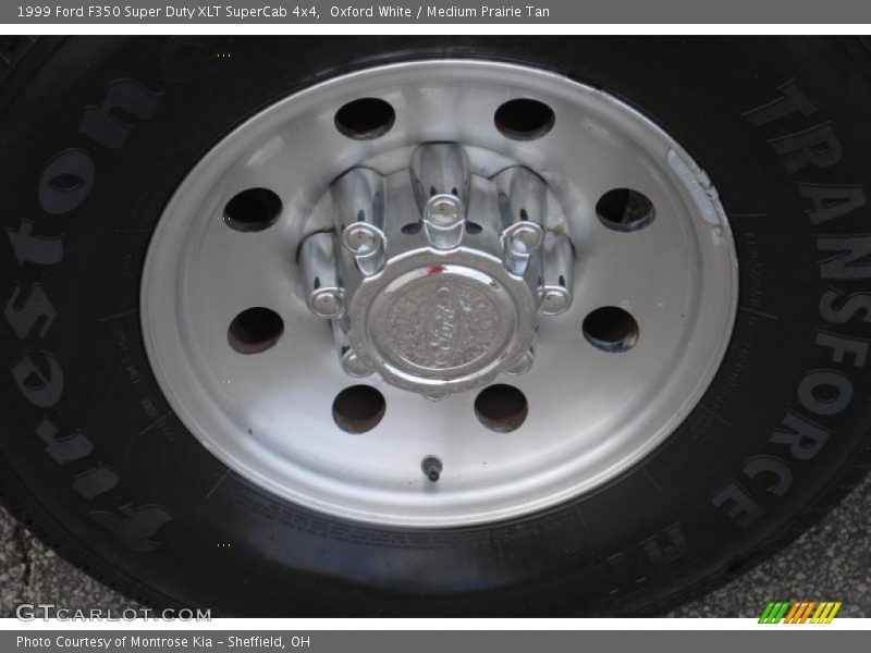 Oxford White / Medium Prairie Tan 1999 Ford F350 Super Duty XLT SuperCab 4x4