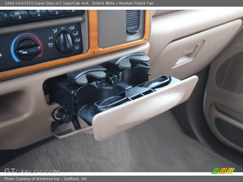Oxford White / Medium Prairie Tan 1999 Ford F350 Super Duty XLT SuperCab 4x4