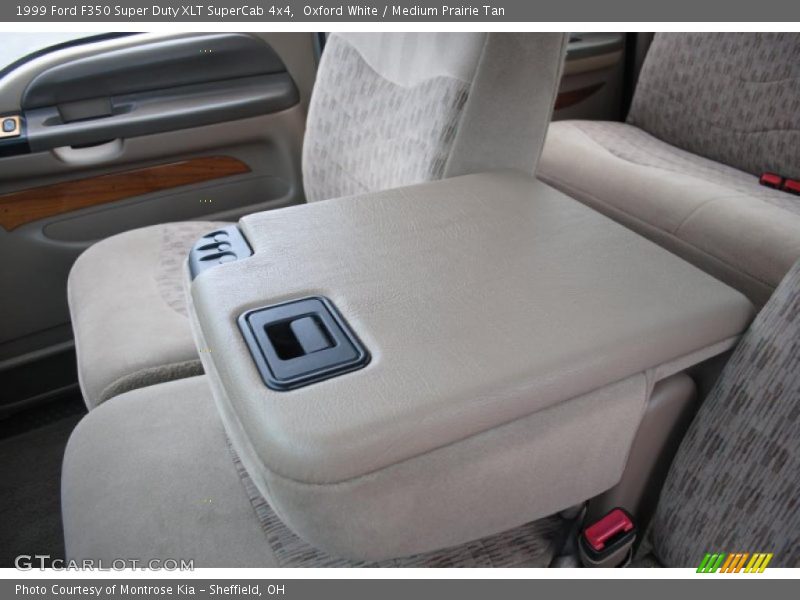 Oxford White / Medium Prairie Tan 1999 Ford F350 Super Duty XLT SuperCab 4x4
