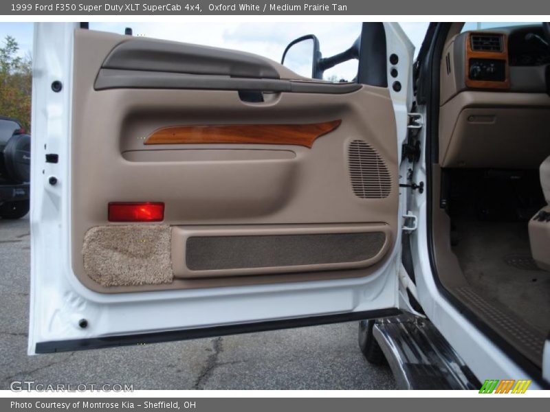 Oxford White / Medium Prairie Tan 1999 Ford F350 Super Duty XLT SuperCab 4x4