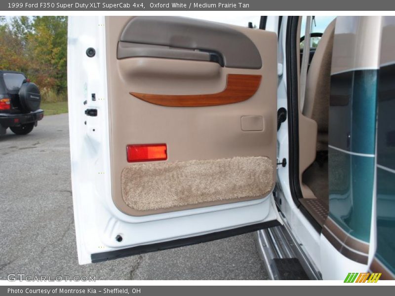 Oxford White / Medium Prairie Tan 1999 Ford F350 Super Duty XLT SuperCab 4x4