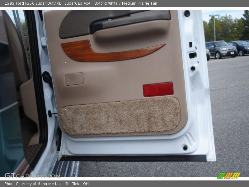 Oxford White / Medium Prairie Tan 1999 Ford F350 Super Duty XLT SuperCab 4x4