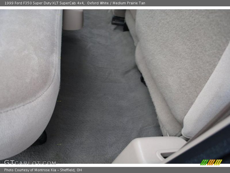 Oxford White / Medium Prairie Tan 1999 Ford F350 Super Duty XLT SuperCab 4x4