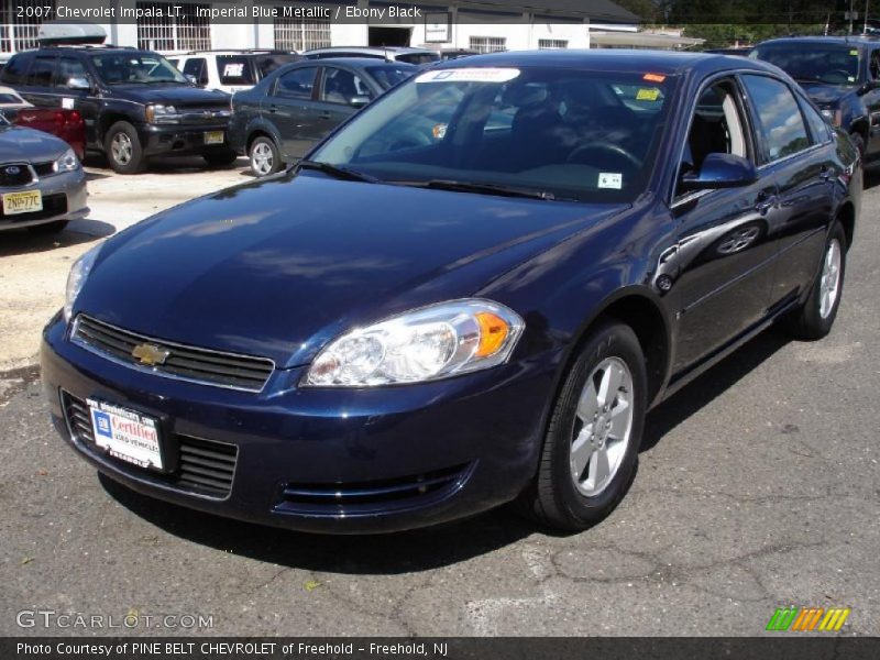 Imperial Blue Metallic / Ebony Black 2007 Chevrolet Impala LT