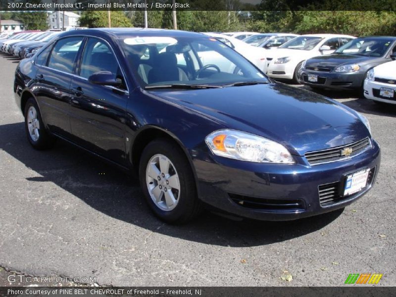 Imperial Blue Metallic / Ebony Black 2007 Chevrolet Impala LT