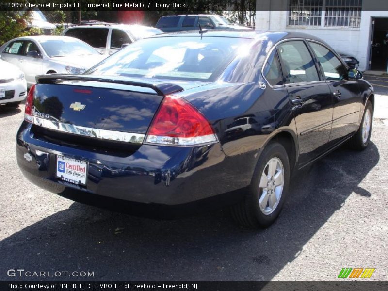 Imperial Blue Metallic / Ebony Black 2007 Chevrolet Impala LT