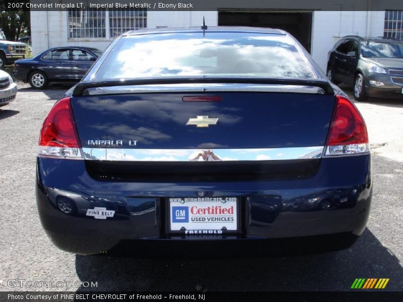 Imperial Blue Metallic / Ebony Black 2007 Chevrolet Impala LT