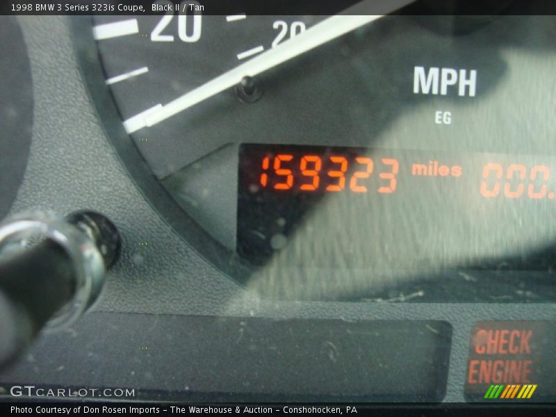 Black II / Tan 1998 BMW 3 Series 323is Coupe