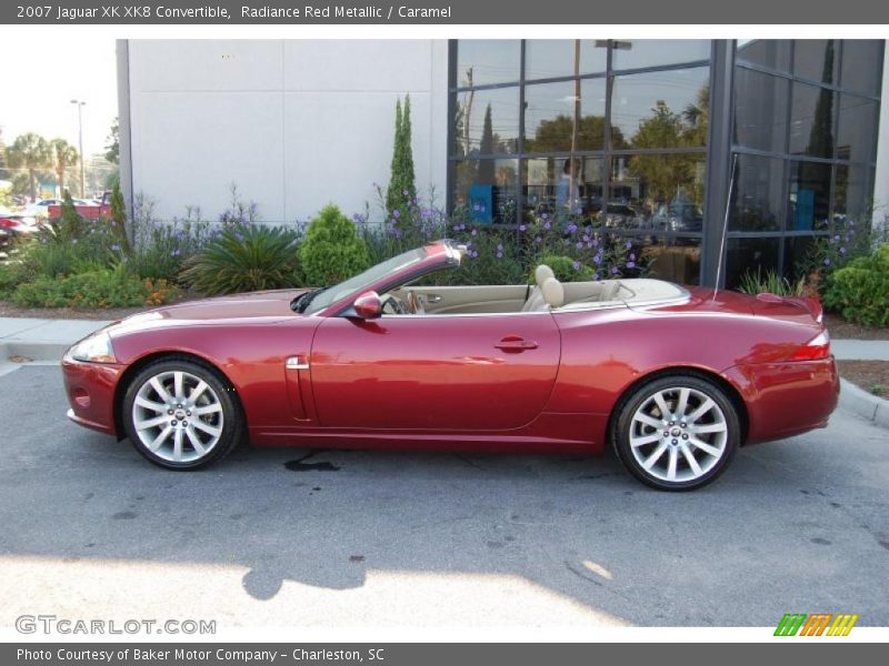 Radiance Red Metallic / Caramel 2007 Jaguar XK XK8 Convertible