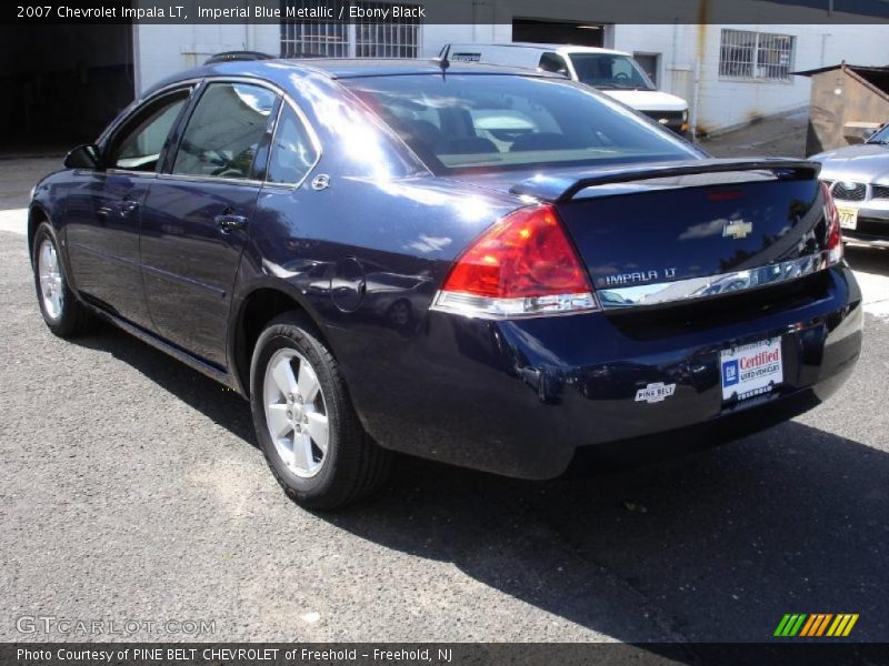 Imperial Blue Metallic / Ebony Black 2007 Chevrolet Impala LT