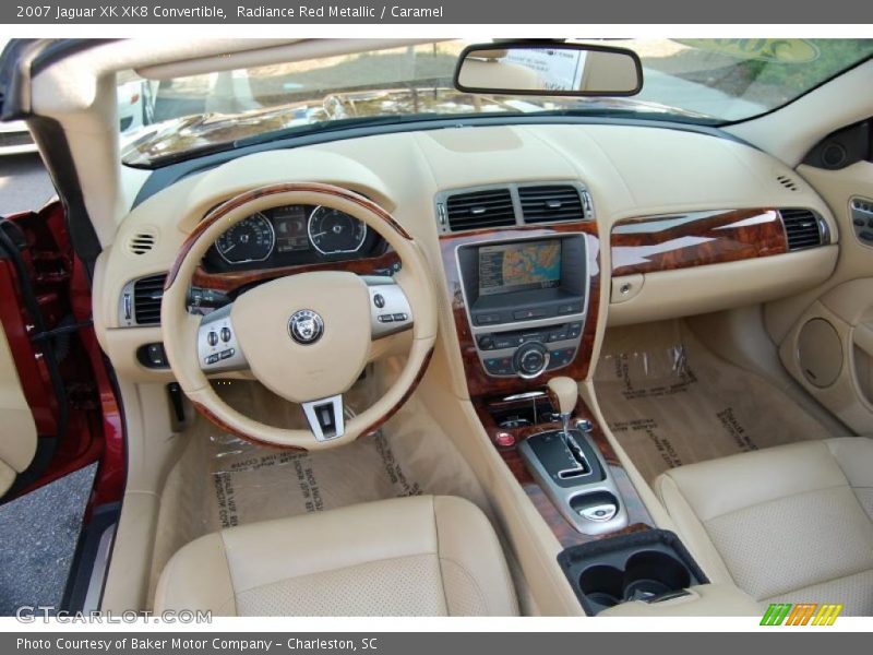 Radiance Red Metallic / Caramel 2007 Jaguar XK XK8 Convertible
