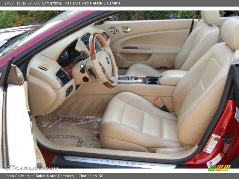 Radiance Red Metallic / Caramel 2007 Jaguar XK XK8 Convertible