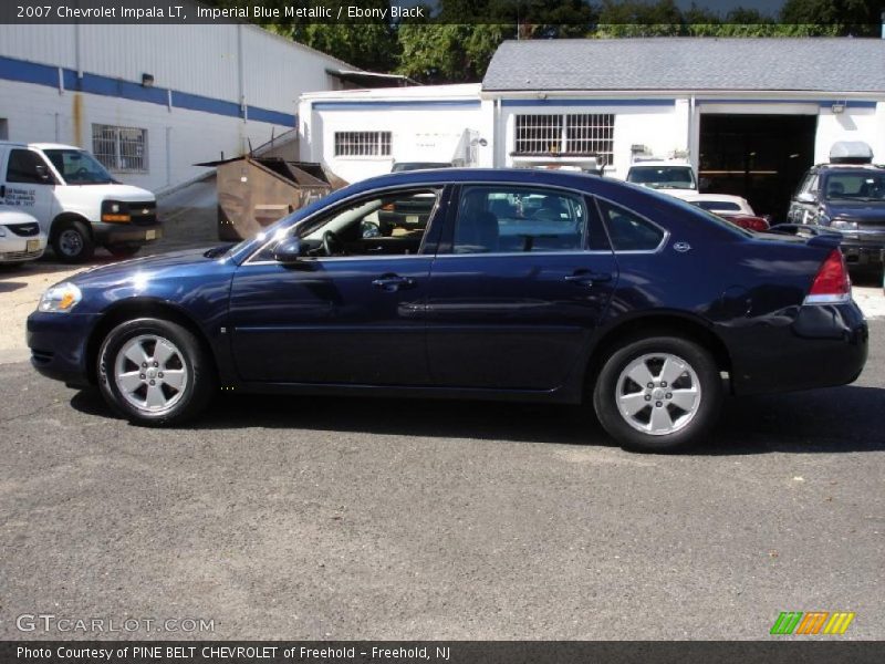 Imperial Blue Metallic / Ebony Black 2007 Chevrolet Impala LT