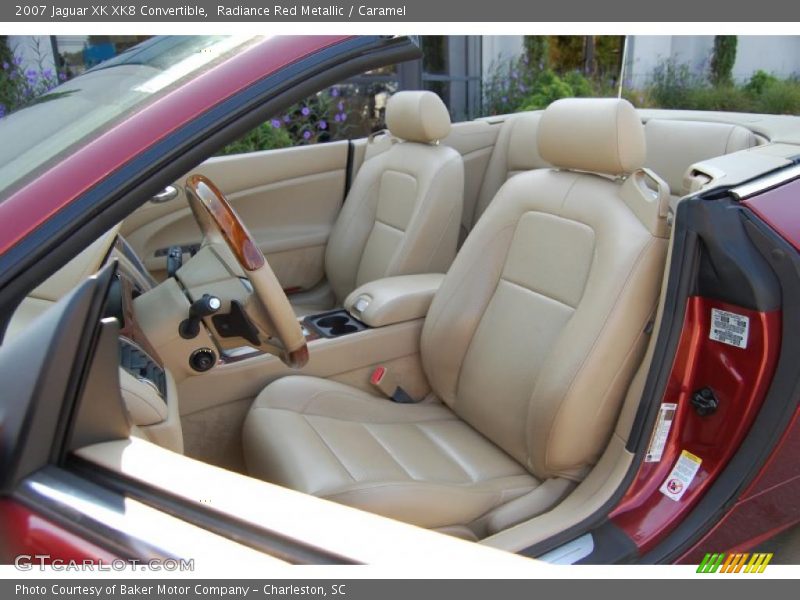 Radiance Red Metallic / Caramel 2007 Jaguar XK XK8 Convertible