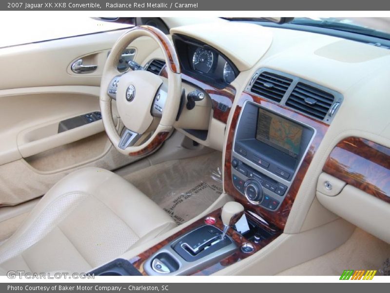 Radiance Red Metallic / Caramel 2007 Jaguar XK XK8 Convertible