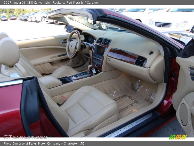 Radiance Red Metallic / Caramel 2007 Jaguar XK XK8 Convertible