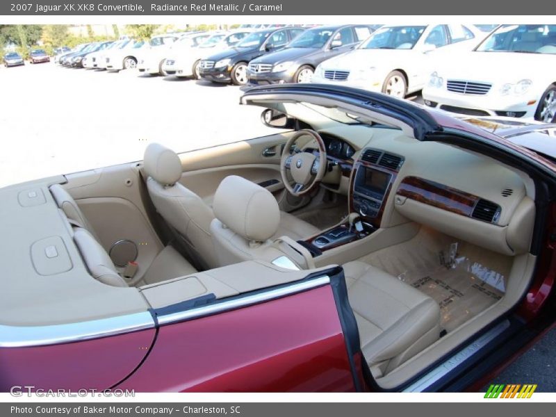 Radiance Red Metallic / Caramel 2007 Jaguar XK XK8 Convertible