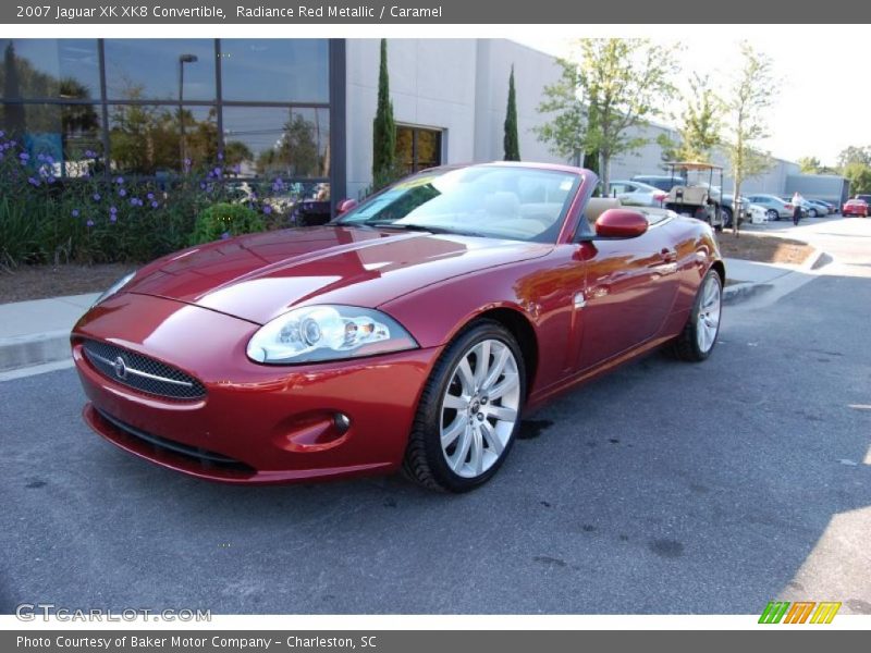 Radiance Red Metallic / Caramel 2007 Jaguar XK XK8 Convertible
