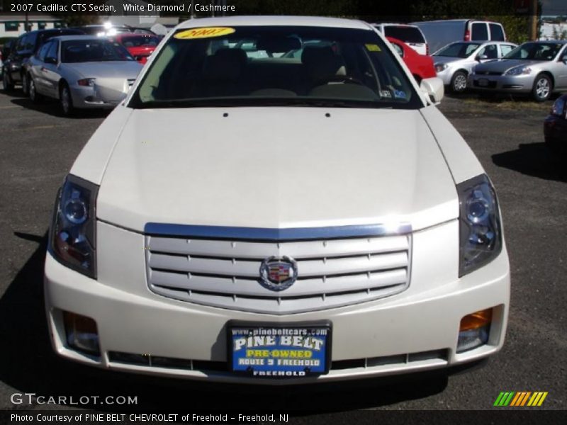 White Diamond / Cashmere 2007 Cadillac CTS Sedan